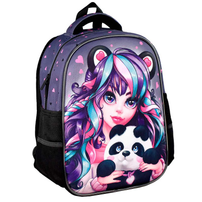 Рюкзак школьный Девушка с пандой Феникс ФЕ-65719 1